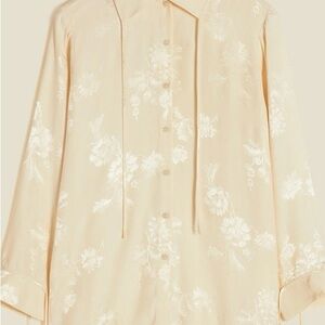 Holzweiler Designer Elegant Cream Floral Blouse